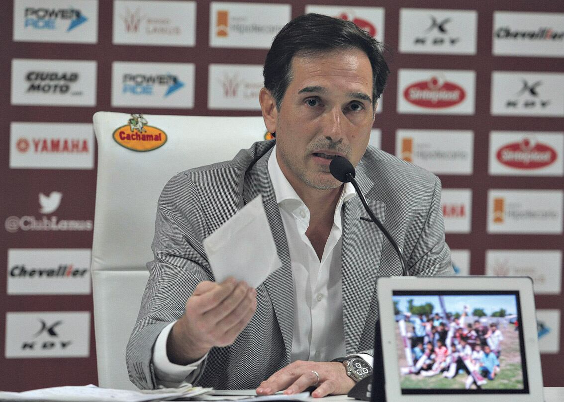 Alejandro Marón, ex presidente de Lanús y actual asesor del Comité de Regularización.