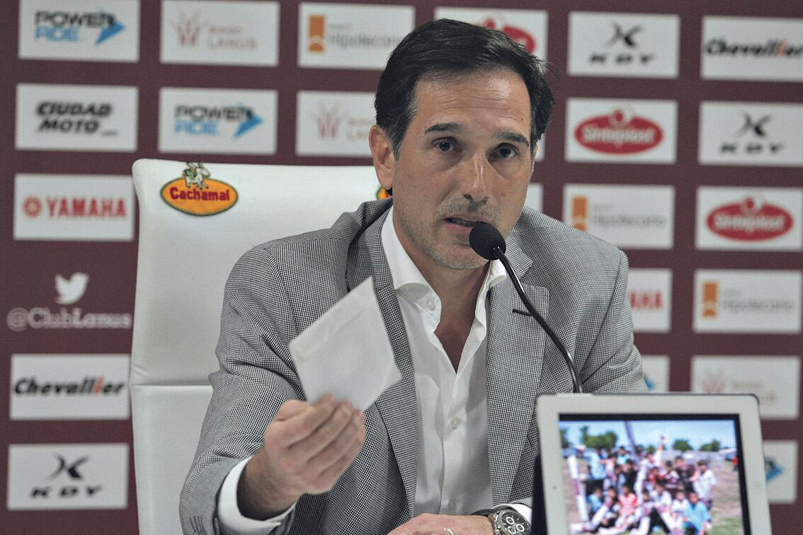 Alejandro Marón, ex presidente de Lanús y actual asesor del Comité de Regularización.