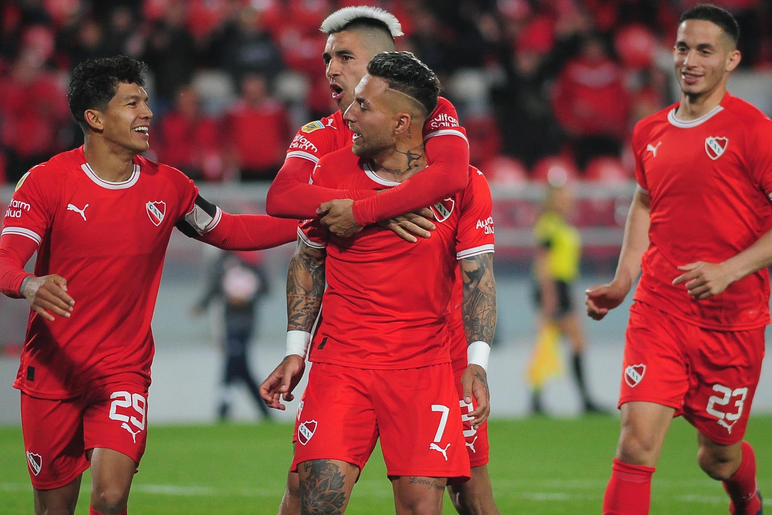 Batallini pudo festejar tras una larga revisión del VAR