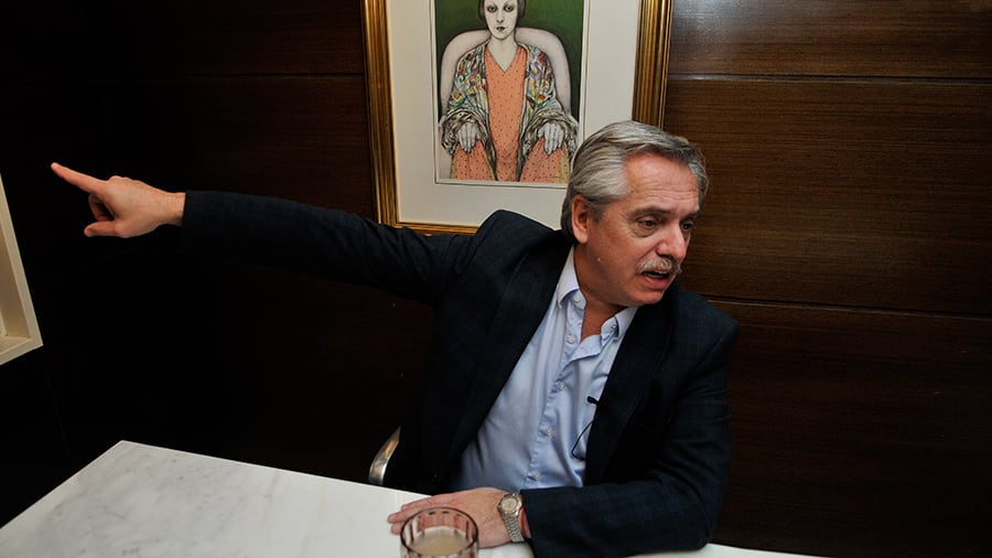 "El gabinete tiene que tener la cantidad de gente que haga falta para trabajar bien", definió Fernández.