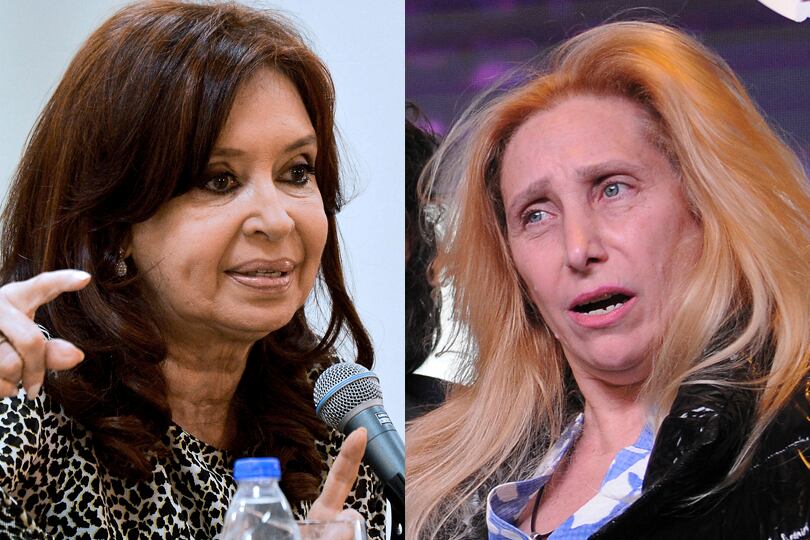 Cristina Kirchner y Karina Milei, una en cada esquina.