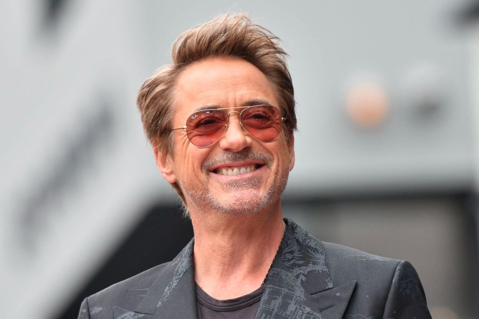 Downey Jr., indiscutiblemente feliz.