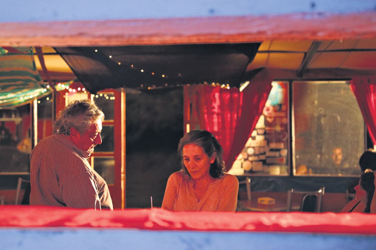 Dos a quererse: Rissi y García, excelentes intérpretes en medio del paisaje sanjuanino.