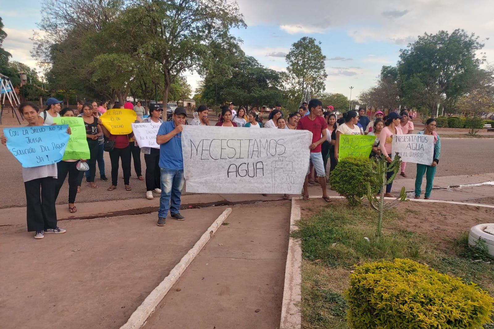 Protesta en General Pizarro, Anta