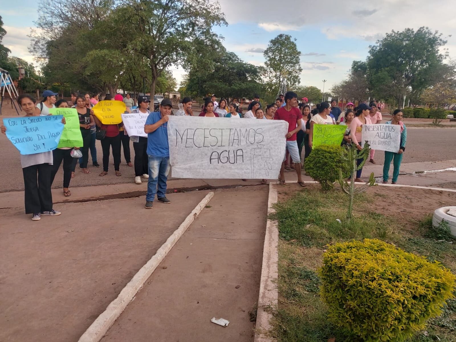 Protesta en General Pizarro, Anta