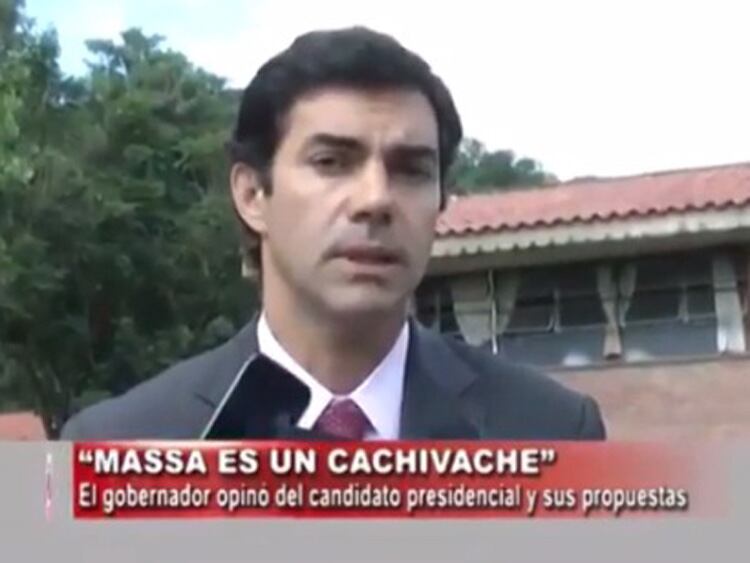 Urtbey hoy es socio de Massa, a quien definió como "cachivache".