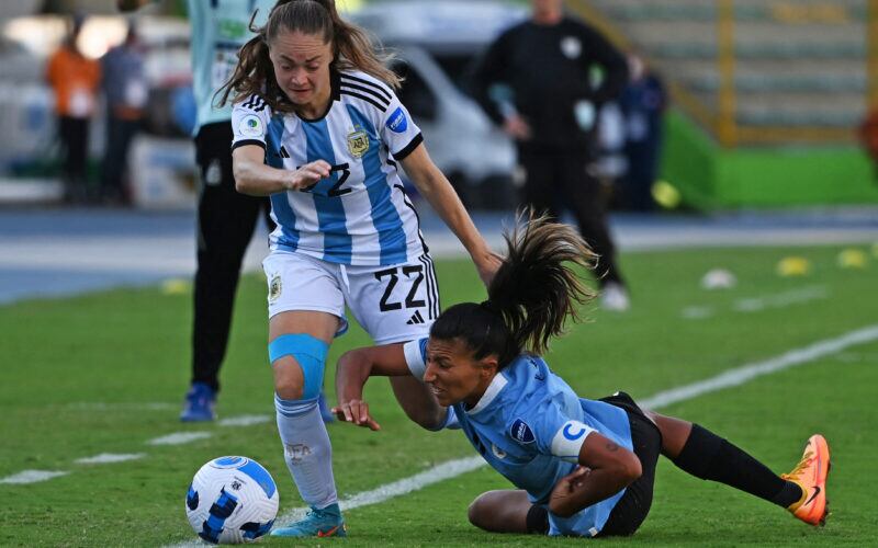 Estefanía Banini durante la Copa América 2022.