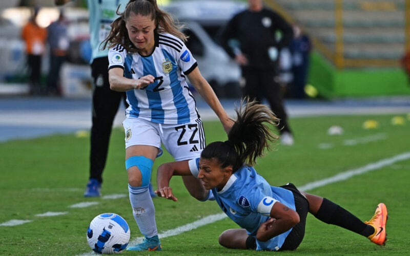 Estefanía Banini durante la Copa América 2022.