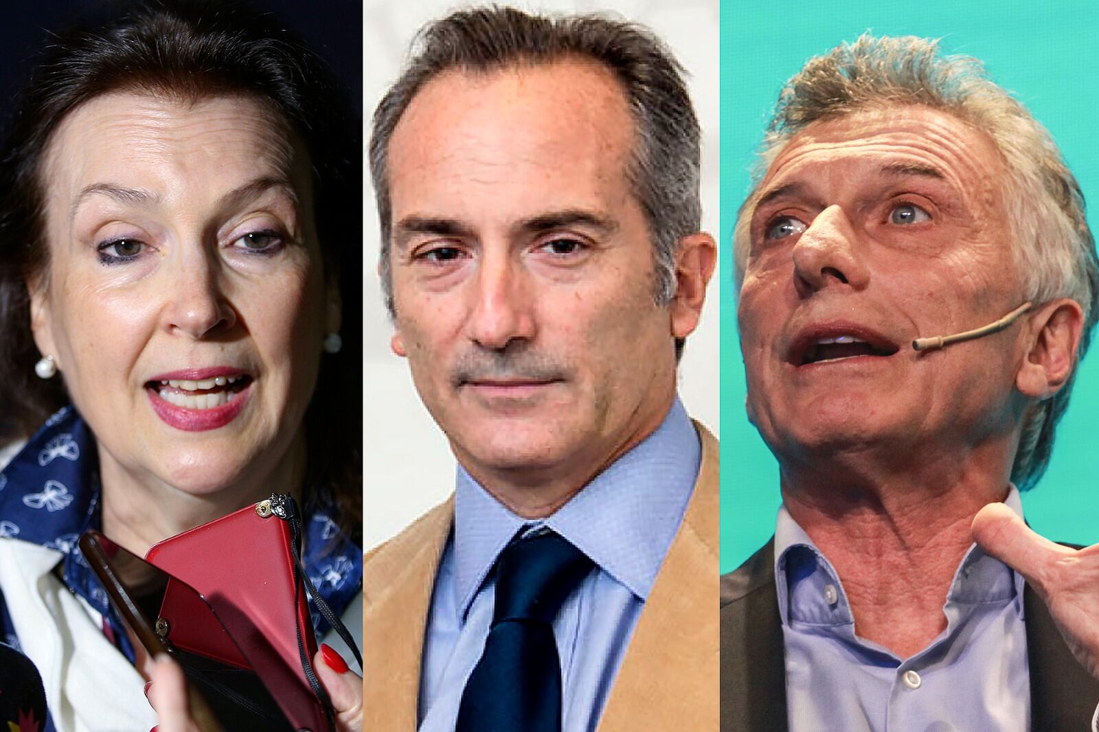 Diana Mondino, Emilio Ocampo y Mauricio Macri