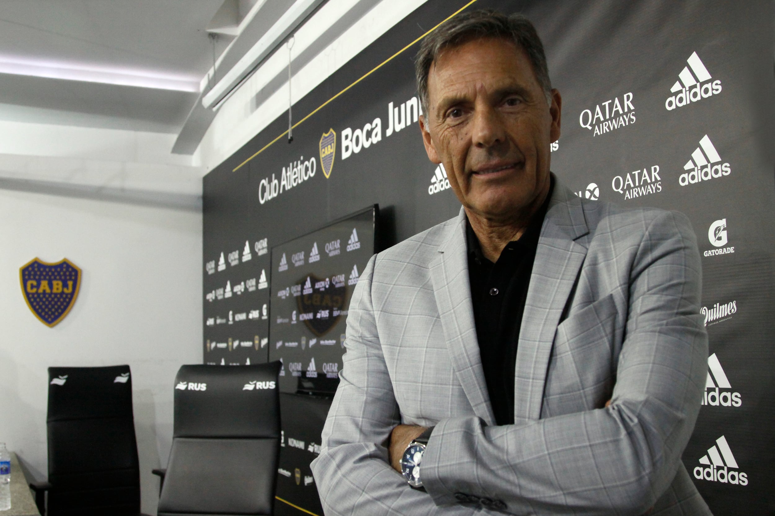 Russo, tres triunfos y un empate desde que volvió a Boca.