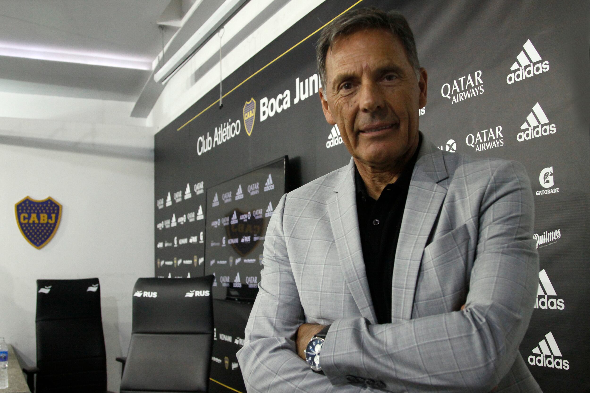 Russo, tres triunfos y un empate desde que volvió a Boca.