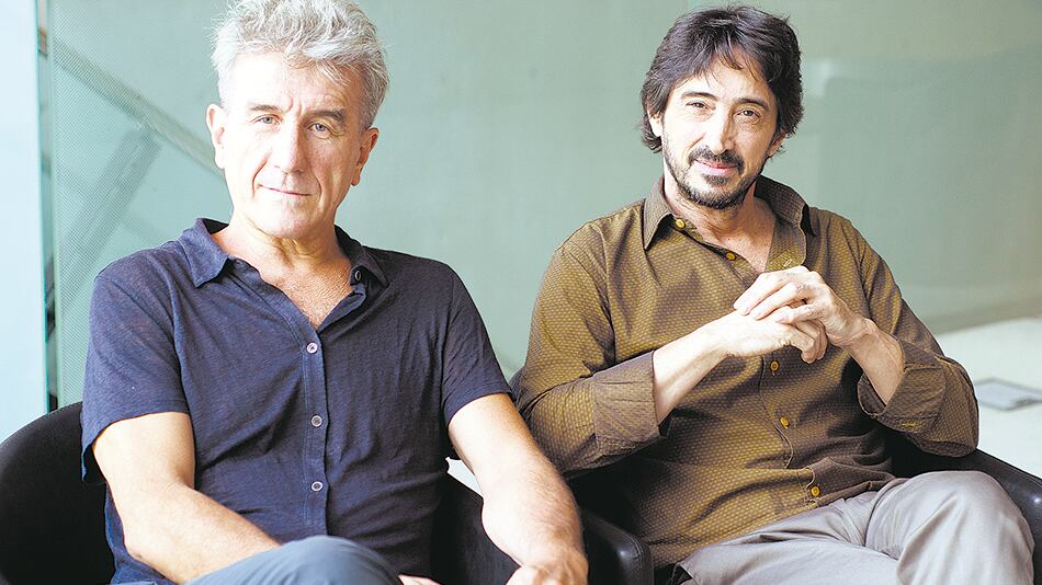 Gabo Correa y Miguel Pittier, responsables de la obra.