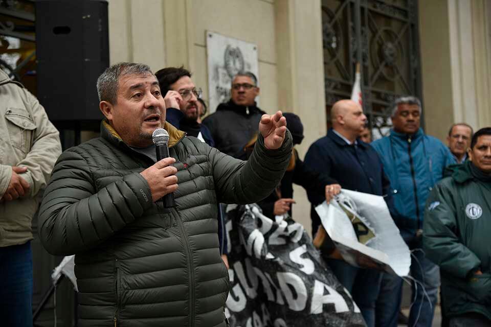 Marcelo Andrada, del Sindicato de Recolectores.