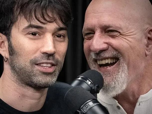 Pedro Rosemblat y Gustavo Cordera en el streaming.