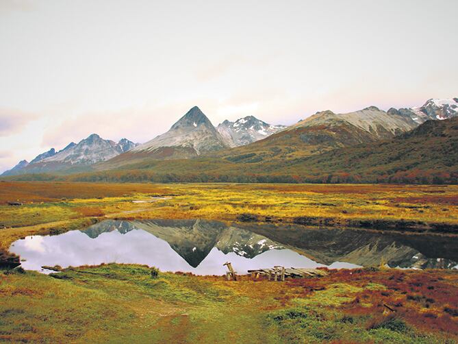 El Valle de Tierra Mayor con los colores otoñales que empezarán a partir de abril.