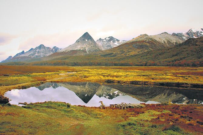 El Valle de Tierra Mayor con los colores otoñales que empezarán a partir de abril.