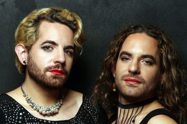 Las hermanas gemelas La Ferni y Luchi de Gyldenfeldt. 