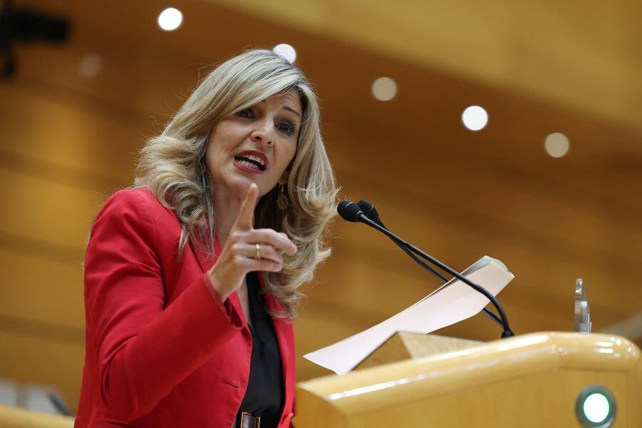 Yolanda Díaz, una de las principales figuras del gobierno español.