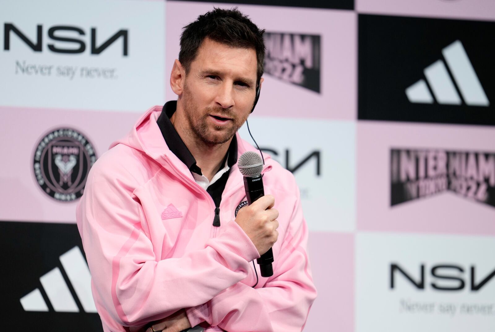 Messi brindó una conferencia de prensa para promocionar el partido de este miércoles