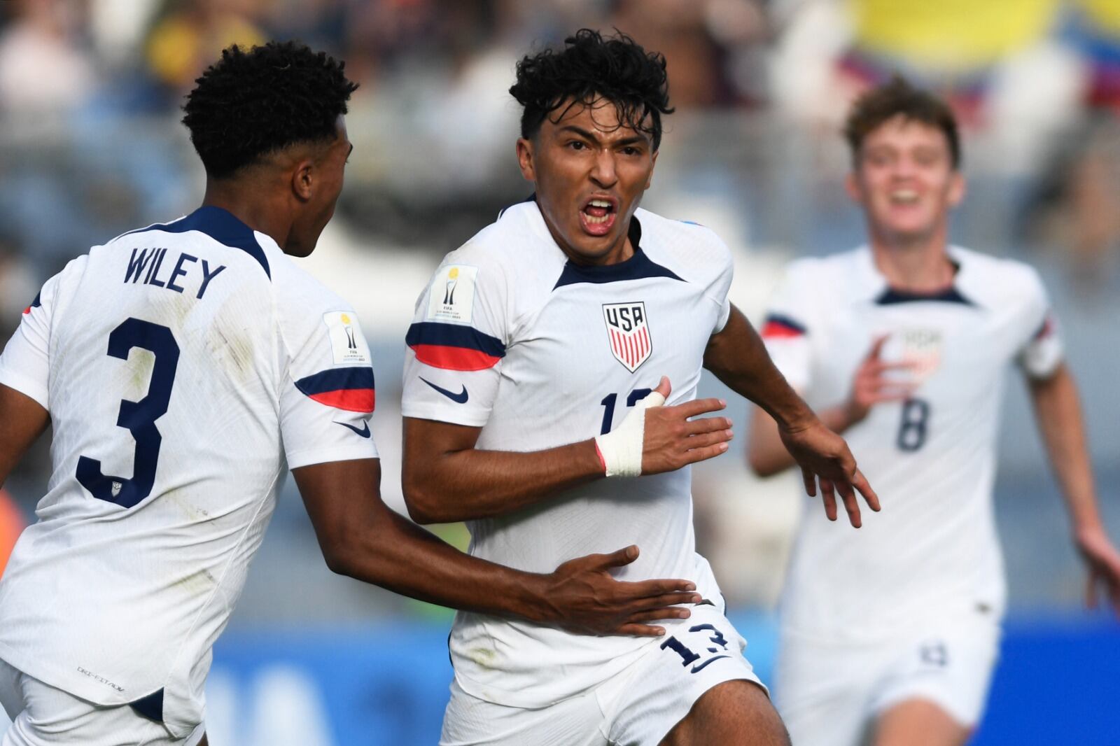 Estados Unidos festejó en la última