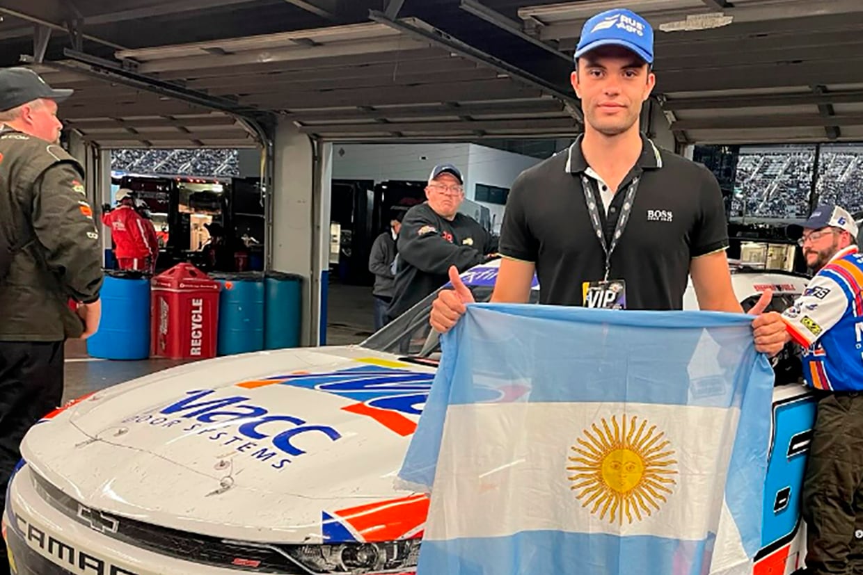 Baltazar Leguizamón, debutará el 1º de marzo en la NASCAR Xfiniy Series.