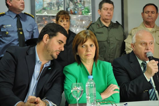 La ministra de Seguridad, Patricia Bullrich, endureció su discurso antiinmigración. 