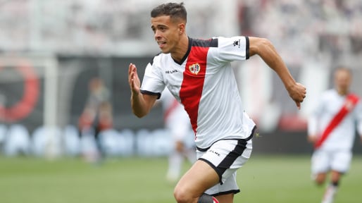 Franco Di Santo, en su paso por Rayo Vallecano.
