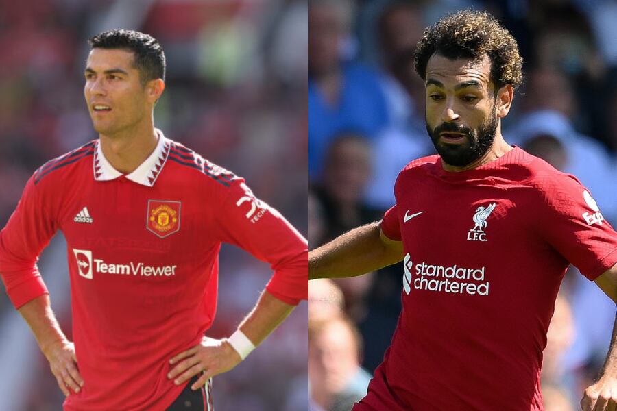 Cristiano Ronaldo y Mohamed Salah serán titulares en Old Trafford.