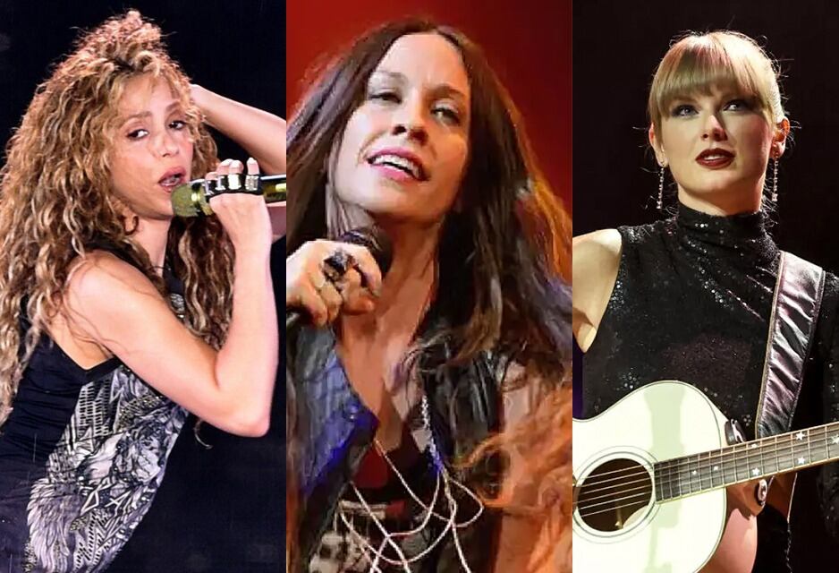 Shakira, Alanis Morissette y Taylor Swift le dedicaron canciones a sus ex.