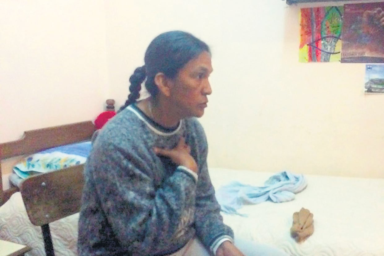 Facsímil de la carta que Milagro Sala escribió en la cárcel dirigida a los jueces y fiscales de Jujuy.