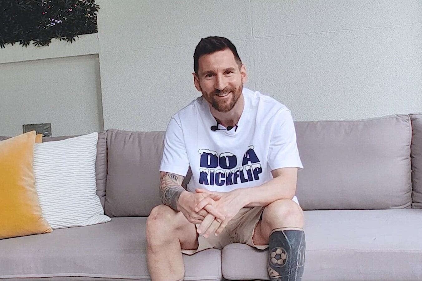 La remera de Lionel Messi