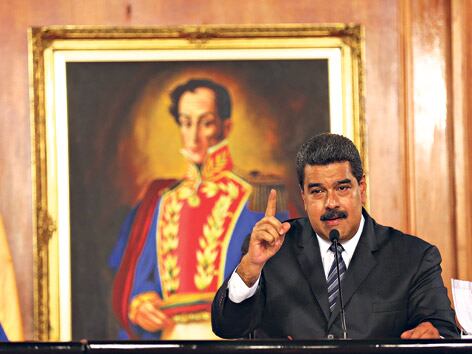 El presidente Maduro acusó a la oposición de intentar dar un golpe de Estado.