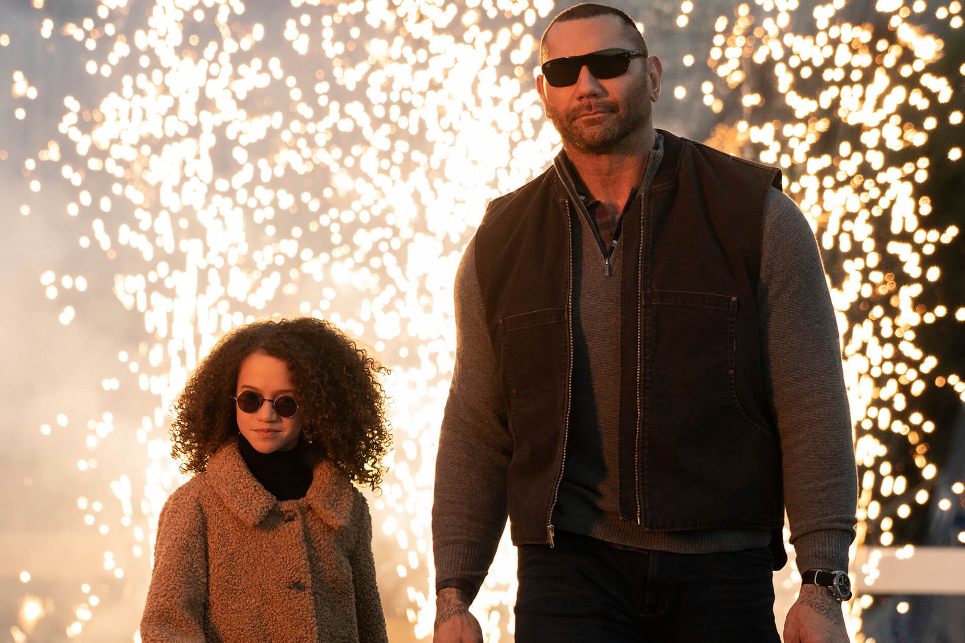 Chloe Coleman y Bautista, la pareja despareja del caso.