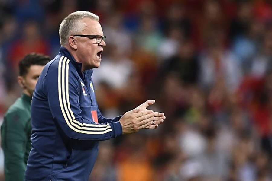 El entrenador sueco Janne Andersson cuestionó la justicia deportiva de la clasificación polaca