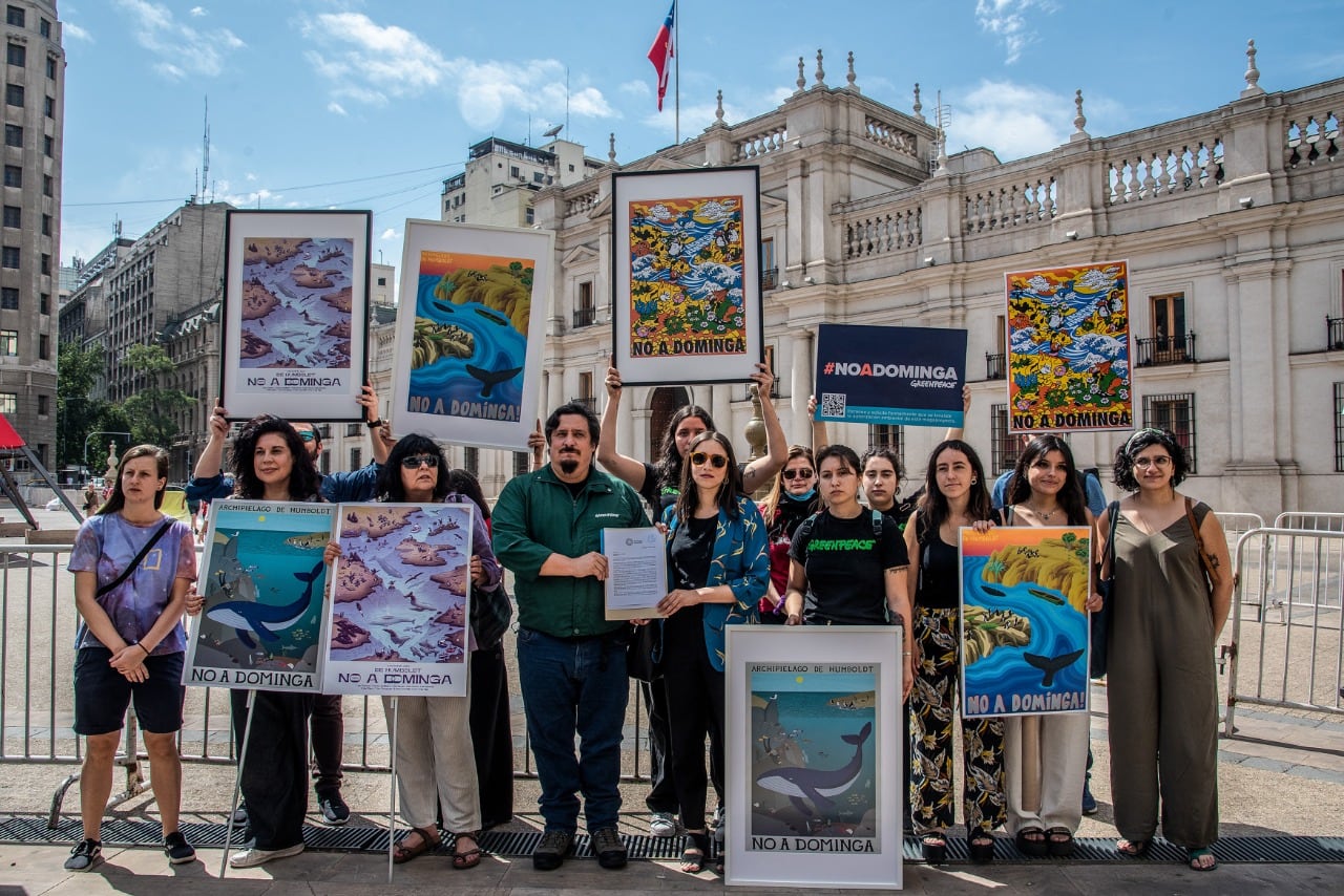 Ambientalistas contra el proyecto Dominga. 