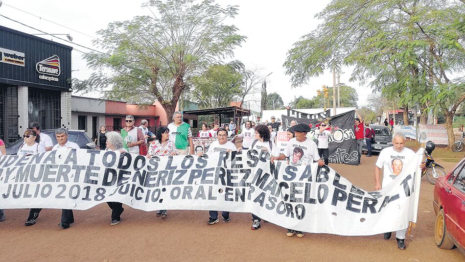 Los organismos movilizaron la comunidad de Gobernador Virasoro para buscar justicia en el caso.