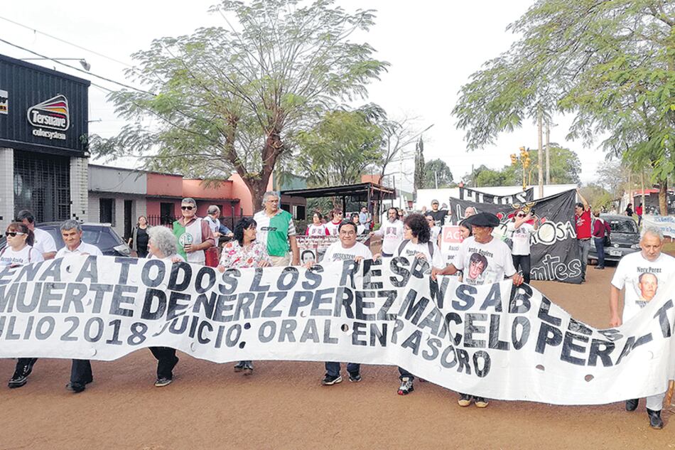 Los organismos movilizaron la comunidad de Gobernador Virasoro para buscar justicia en el caso.