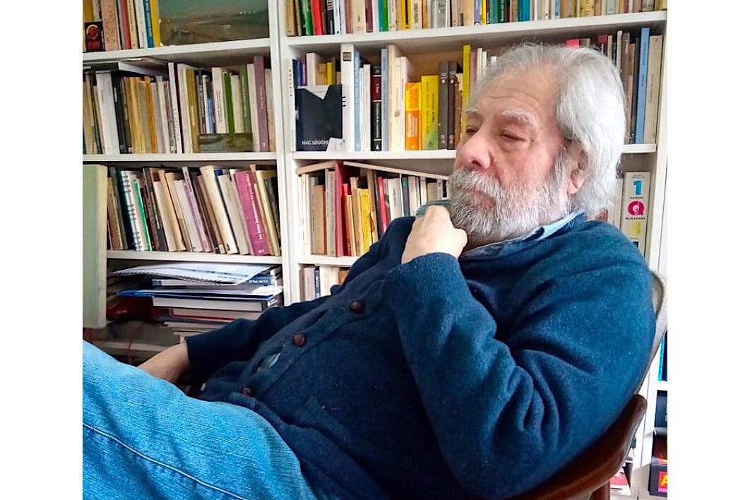 Retrato de Raúl Santana hecho por su compañera, Ana Aldaburu.