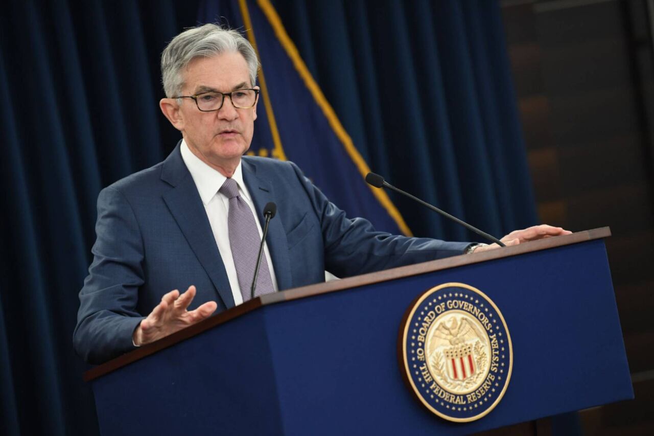 Jerome Powell, titular de la Reserva Federal (banca central estadounidense).