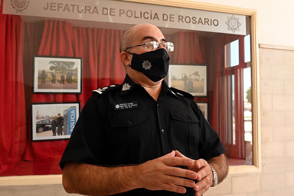 El jefe de la policía Adrián Forni