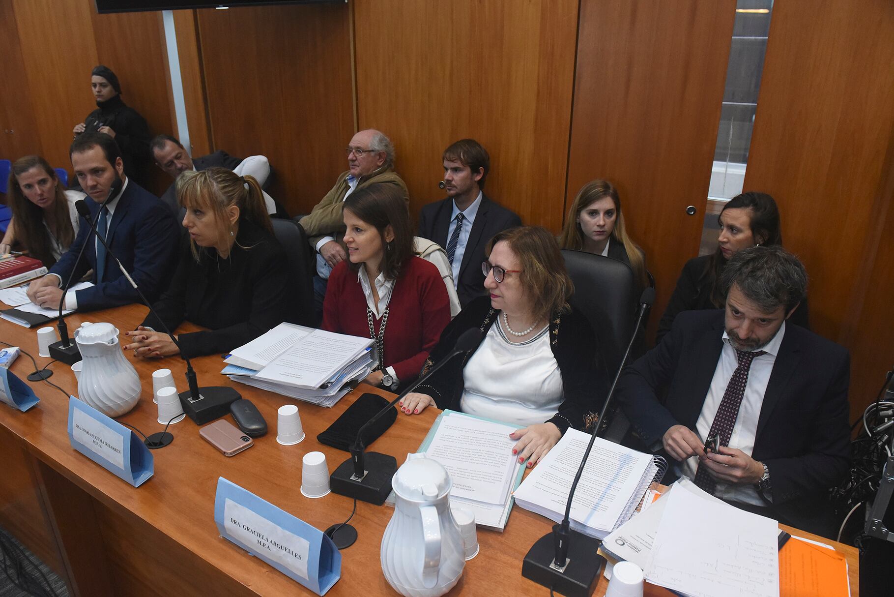 El fiscal Moreno y su equipo argumentó el planteo y la condena requerida.