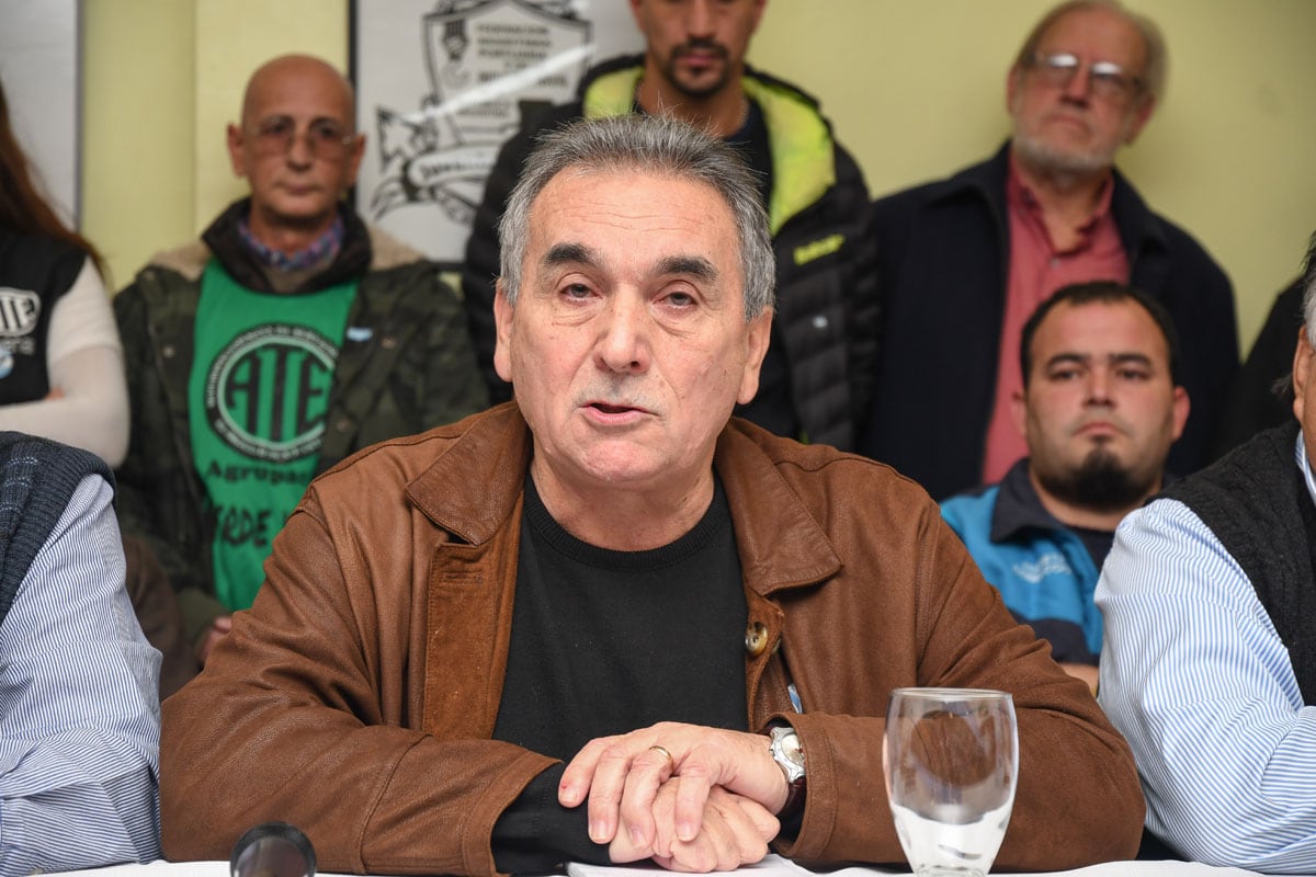 Juan Carlos Schmid, del triunvirato de la CGT.