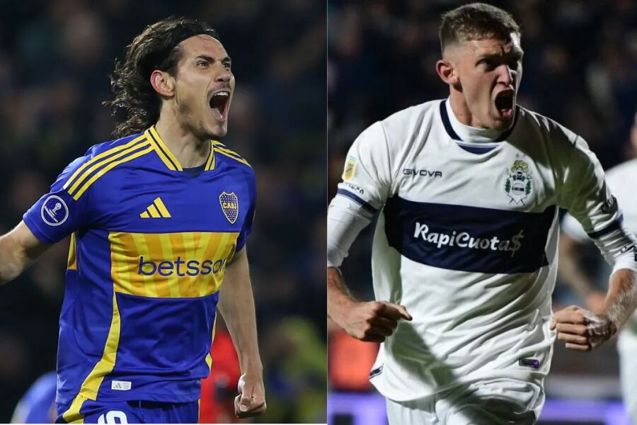 Edinson Cavani y Rodrigo Castillo, titulares hoy.