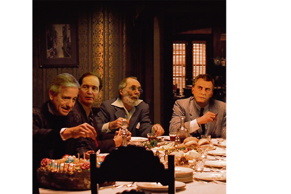 (De derecha a izquierda) Presidente Mauricio Macri, diputado Pablo Tonelli, secretario de Legal y Técnica de la Presidencia Pablo Clusellas y secretario de Modernización Andrés Ibarra.