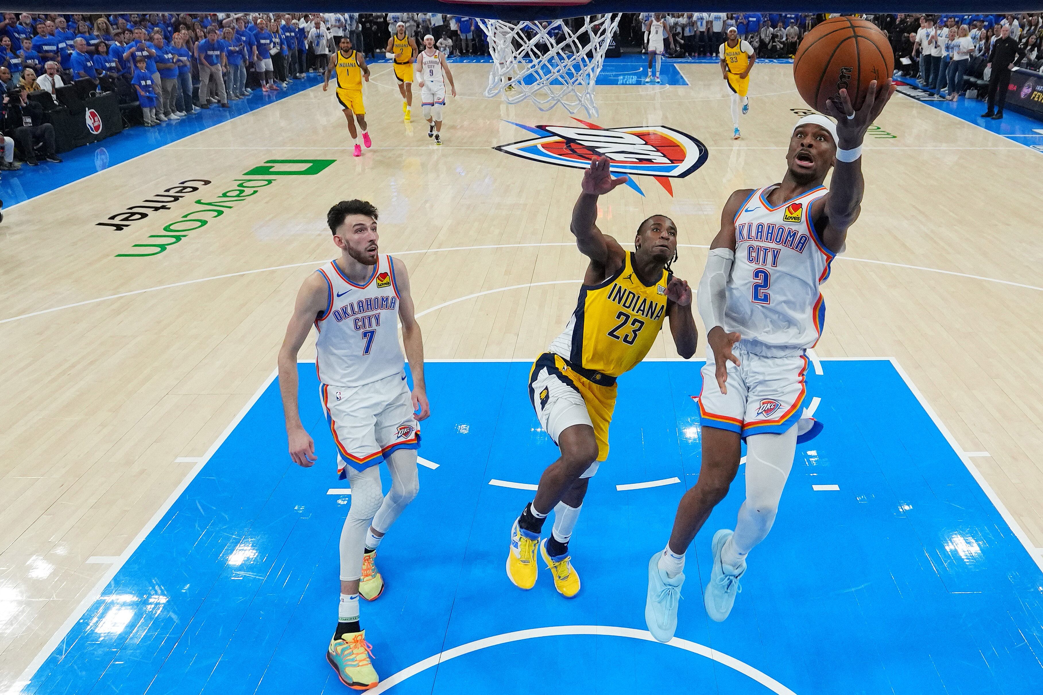 Gilgeous Alexander se prepara para sumar un doble más falta, gentileza de Aaron Nesmith