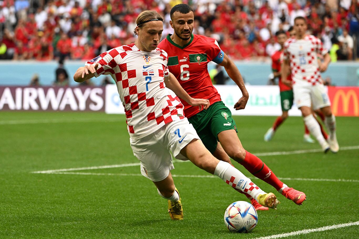 Croacia y Marruecos igualaron sin marcar goles.