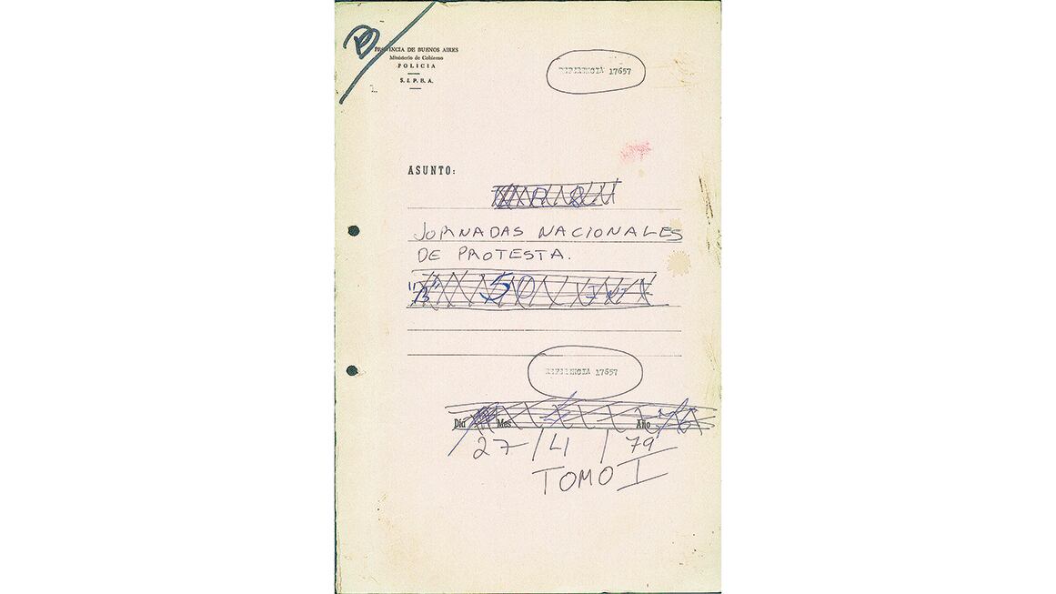 El legajo elaborado por la Dirección de Inteligencia de la Bonaerense.