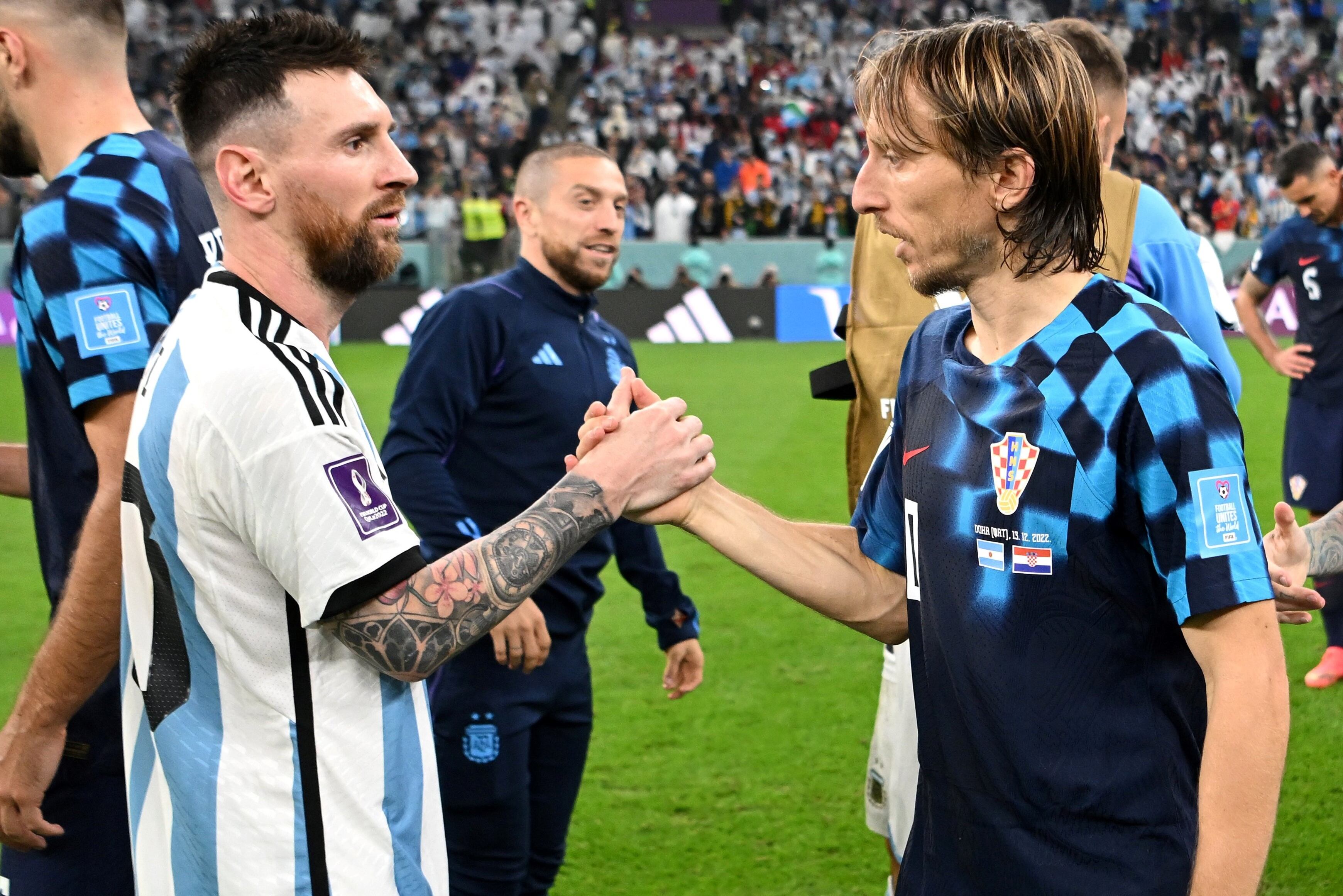 Messi y Modric, las dos figuras de los seleccionados (FIFA).