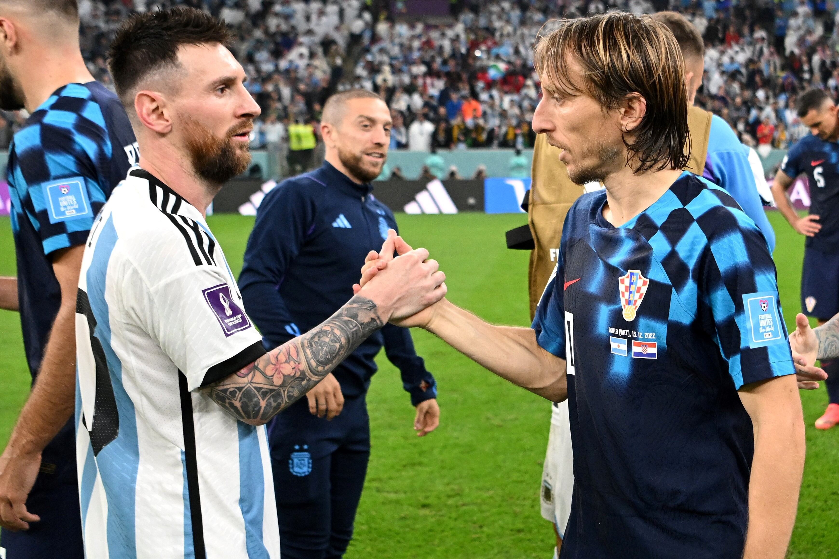 Messi y Modric, las dos figuras de los seleccionados (FIFA).