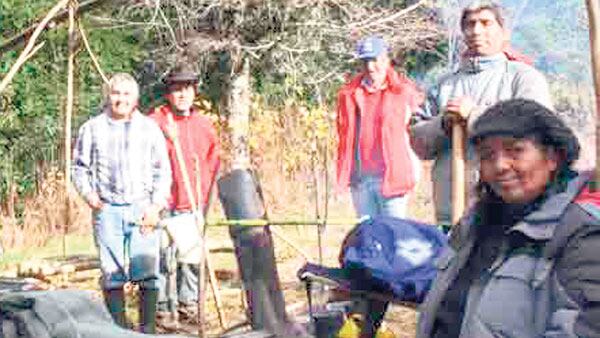 Un matrimonio de la comunidad Llanquileo entró en litigio con Ponce.